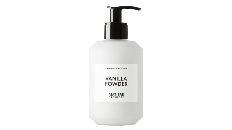 MATIERE PREMIERE_Vanilla Powder_Hand and Body Lotion_white BG_16x9 Vanilla Powder hand & body losion